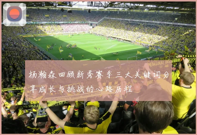 杨瀚森回顾新秀赛季三大关键词分享成长与挑战的心路历程